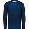 image:imageHolloway Mens CottonTouch Poly Cloud Long Sleeve TeeNavy Cloud Print