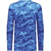 image:imageHolloway Mens CottonTouch Poly Cloud Long Sleeve TeeRoyal Shockwave Print