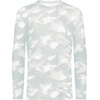 image:imageHolloway Mens CottonTouch Poly Cloud Long Sleeve TeeSilver Glacier Print