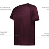 image:imageHolloway Mens Holloway Allpro TeeMaroon Heather
