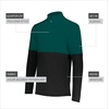 image:imageHolloway Mens Holloway Momentum Team 14 Zip PulloverBlackDark Green