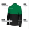 image:imageHolloway Mens Holloway Momentum Team 14 Zip PulloverBlackKelly
