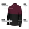 image:imageHolloway Mens Holloway Momentum Team 14 Zip PulloverBlackMaroon