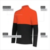 image:imageHolloway Mens Holloway Momentum Team 14 Zip PulloverBlackOrange