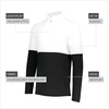 image:imageHolloway Mens Holloway Momentum Team 14 Zip PulloverBlackWhite