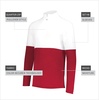 image:imageHolloway Mens Holloway Momentum Team 14 Zip PulloverScarletWhite