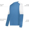 image:imageHolloway Mens Holloway Momentum Team Fleece CrewColumbia BlueWhite
