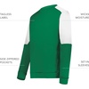 image:imageHolloway Mens Holloway Momentum Team Fleece CrewKellyWhite