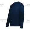 image:imageHolloway Mens Holloway Momentum Team Fleece CrewNavy