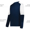 image:imageHolloway Mens Holloway Momentum Team Fleece CrewNavyWhite