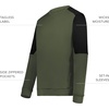 image:imageHolloway Mens Holloway Momentum Team Fleece CrewOliveBlack