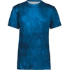 image:imageHolloway Mens Stock CottonTouch Poly TeeRoyal Cloud Print