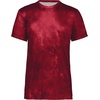 image:imageHolloway Mens Stock CottonTouch Poly TeeScarlet Cloud Print