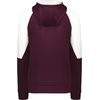 image:imageHolloway Womens Holloway Ladies Momentum Team Fleece HoodieMaroonWhite