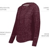 image:imageHolloway Womens Holloway Ladies Monterey HoodieMaroon Heather