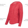 image:imageHolloway Womens Holloway Ladies Monterey HoodieScarlet Heather