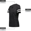 image:imageHolloway Womens Holloway Ladies Monterey TeeBlack HeatherWhite