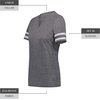 image:imageHolloway Womens Holloway Ladies Monterey TeeCarbon HeatherAthletic Heather