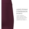 image:imageHolloway Womens Ladies Pr Max Compression ShortsMaroon