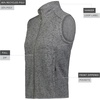 image:imageHolloway womens Holloway Womens Alpine Sweater Fleece VestGraphite Heather