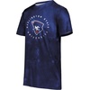 image:imageHollowayYouth Stock CottonTouch Poly TeeNavy Glacier Print