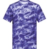 image:imageHollowayYouth Stock CottonTouch Poly TeePurple Shockwave Print