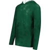 Dark Green Cloud Print