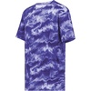 image:imageHolloway Mens Stock CottonTouch Poly TeePurple Shockwave Print