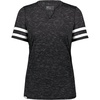 image:imageHolloway Womens Holloway Ladies Monterey TeeBlack HeatherWhite