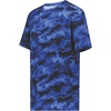 Navy Shockwave Print