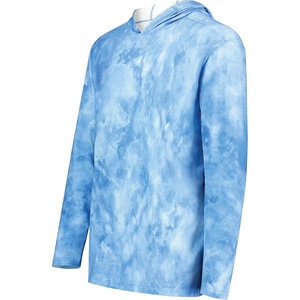 image:imageHolloway Boys Youth Stock Cottontouch Poly HoodieColumbia Blue Cloud Print