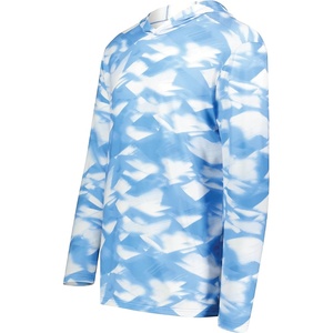 image:imageHolloway Boys Youth Stock Cottontouch Poly HoodieColumbia Blue Glacier Print