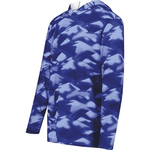 image:imageHolloway Boys Youth Stock Cottontouch Poly HoodieNavy Glacier Print