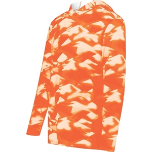 image:imageHolloway Boys Youth Stock Cottontouch Poly HoodieOrange Glacier Print