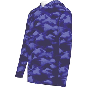 image:imageHolloway Boys Youth Stock Cottontouch Poly HoodiePurple Glacier Print