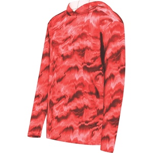 image:imageHolloway Boys Youth Stock Cottontouch Poly HoodieShockwave Scarlet