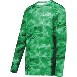 image:imageHolloway Mens CottonTouch Poly Cloud Long Sleeve TeeKelly Shockwave Print