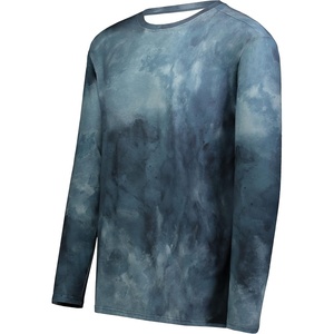 image:imageHolloway Mens CottonTouch Poly Cloud Long Sleeve TeeStorm Cloud Print