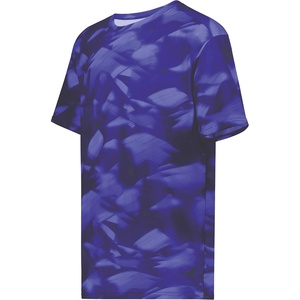 image:imageHolloway Mens Stock CottonTouch Poly TeePurple Glacier Print