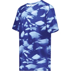 image:imageHolloway Mens Stock CottonTouch Poly TeeRoyal Glacier Print