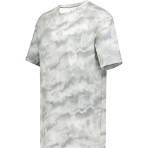 image:imageHolloway Mens Stock CottonTouch Poly TeeSilver Shockwave Print