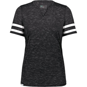 image:imageHolloway Womens Holloway Ladies Monterey TeeBlack HeatherWhite