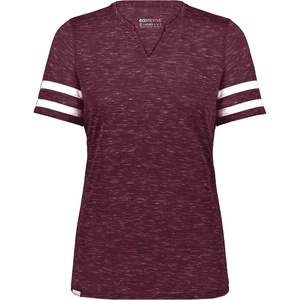image:imageHolloway Womens Holloway Ladies Monterey TeeMaroon HeatherWhite