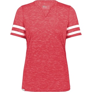 image:imageHolloway Womens Holloway Ladies Monterey TeeScarlet HeatherWhite