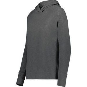 image:imageHolloway Womens Ladies Ventura Soft Knit HoodieCarbon Heather