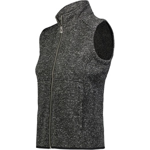 image:imageHolloway womens Holloway Womens Alpine Sweater Fleece VestBlack Heather