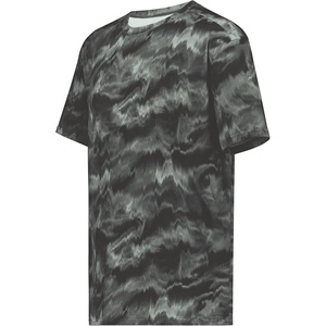 image:imageHollowayYouth Stock CottonTouch Poly TeeGraphite Shockwave Print