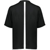 image:imageHolloway Boys Holloway Boys Clubhouse Short Sleeve Pullover Cage JacketBlackWhite
