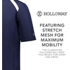 image:imageHolloway Boys Holloway Boys Clubhouse Short Sleeve Pullover Cage JacketNavyWhite