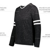 image:imageHolloway Girls Girls Monterey Long Sleeve TeeBlack HeatherWhite